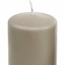 Artikel Pure stompkaars bruin 130/60 natuurlijke waskaars duurzame stearine en koolzaad