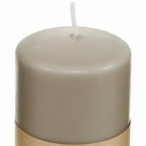 Artikel Pure stompkaars bruin 90/60 natuurlijke waskaars duurzame stearine koolzaadkaars decoratie