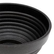 R-schaal kunststof antraciet Ø13cm, 10 stuks