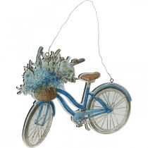 Artikel Deco bord hout fiets zomer deco bord blauw, wit 31 × 25cm