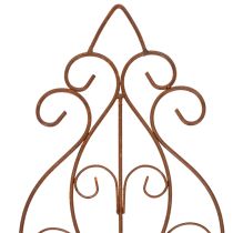 Artikel Klimrek met een romantisch ontwerp voor rozen en klimplanten in bloemperken, 64 cm