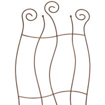 Artikel Metalen tuinrek met gebogen ontwerp voor klimplanten, 110 cm