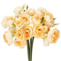 Artikel Takken met ranunculusbloemen voor decoratieve vaasarrangementen, 32 cm, 5 stuks