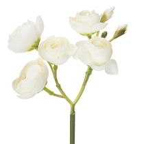 Artikel Kunstmatig ranunculusboeket, langdurige bloemdecoratie voor de lente, 32 cm, 5 stuks