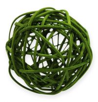 Rotanballen Ø4,5cm assorti groen 30st