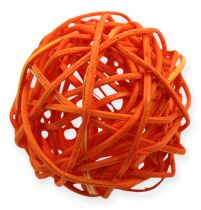 Rotanballen 4.5cm Oranje Abrikoos 30st