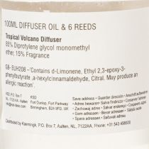 Artikel Kamergeurverspreider met exotische kokos- en mangogeur voor langdurige frisheid in huis, 19 cm, 2 stuks