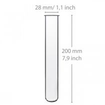 Artikel Reageerbuis 200 mm x 27 mm