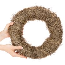 Artikel Krans van natuurlijk materiaal, decoratieve krans van natuurlijk materiaal voor doe-het-zelfprojecten, 35 cm