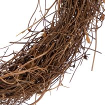 Artikel Natuurlijke druivenkrans Ø15cm, set van 10 - Ideaal voor herfst-, kerst-, paas- en rouwdecoraties