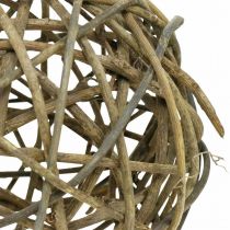 Decoratiebal wijnstok naturel donker Ø20cm