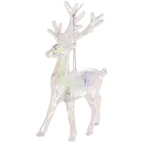 Artikel Acryl rendierversieringen voor de kerstboom, 14 cm, 4 stuks