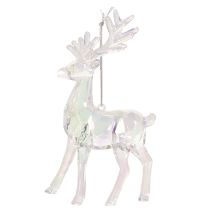 Artikel Acryl rendierversieringen voor de kerstboom, 14 cm, 4 stuks