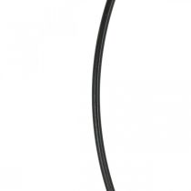 Metalen ring decor ring Scandi ring deco loop zwart Ø30cm 4st