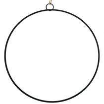 Sierring om op te hangen zwart Ø50cm 3st