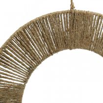 Artikel Decoratieve hangring, boho-stijl, natuurlijk zilver, Ø39,5 cm
