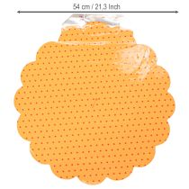 Artikel Rondella Dots bloemenmanchet met stippen Ø54cm 100 stuks