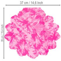 Artikel Bloemenmanchet rondella ronde manchet 38cm roze voor boeketten