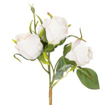 Artikel Kunstbloemenboeket rozen voor stijlvolle tafeldecoratie, 31 cm, 3 stuks