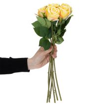 Artikel Boeket rozen voor een elegante decoratie in de woonkamer, 44 cm, 6 stuks.