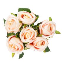 Artikel Kunstrozenboeket voor stijlvolle huisdecoratie en feestelijke gelegenheden, 44 cm, 6 stuks
