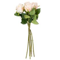 Artikel Kunstrozenboeket voor stijlvolle huisdecoratie en feestelijke gelegenheden, 44 cm, 6 stuks