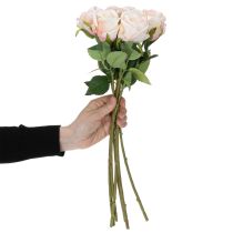 Artikel Kunstrozenboeket voor stijlvolle huisdecoratie en feestelijke gelegenheden, 44 cm, 6 stuks