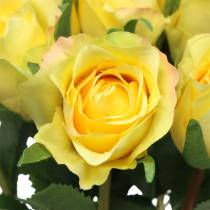 Rose geel 42cm 12st