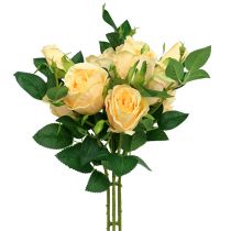 Rozenboeket creme L46cm