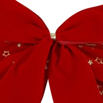 Artikel Rode strik kerststerren decoratieve strik buiten 21cm 2 stuks