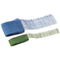 Artikel Rustiek jute lint gekleurd diverse kleuren 40/70mm 2m 10st
