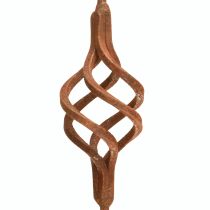 Artikel S-haak metaal roest decoratieve metalen haak roest antiek 34cm