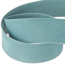 Artikel Fluwelen lint blauw sieradenlint lichtblauw 25mm 7m