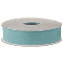 Artikel Fluwelen lint blauw sieradenlint lichtblauw 25mm 7m