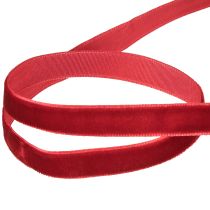 Artikel Fluwelen lint decoratieve linten Fluwelen lint Bordeaux 10mm 20m