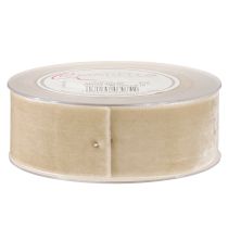 Artikel Fluwelen lint decoratief lint fluwelen cadeaulint beige 40mm 8m