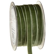 Artikel Fluwelen lint cadeaulint decoratief lint groen B10mm 20m