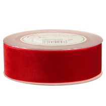 Artikel Fluwelen lint cadeaulint decoratief lint fluweel rood 40mm 8m