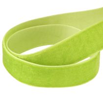 Artikel Fluwelen lint lichtgroen decoratief lint fluwelen lint groen 20mm 10m