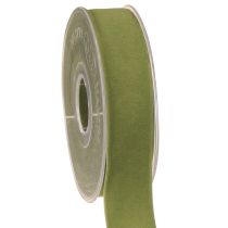 Artikel Fluweellint mosgroen 25mm 7m