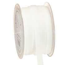 Artikel Fluwelen lint wit decoratief lint cadeaulint wit 10mm 20m