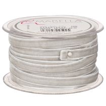 Artikel Fluweellint, decoratief lint op een rol voor creatieve versieringen, 10 mm breed, 20 m lang