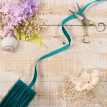 Artikel Fluweellint op een rol, decoratief lint voor het inpakken van cadeaus, 10 mm, 20 m