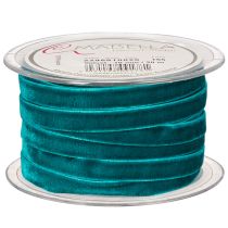 Artikel Fluweellint op een rol, decoratief lint voor het inpakken van cadeaus, 10 mm, 20 m