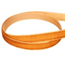 Artikel Decoratief fluwelen lint, op een rol, 10 mm breed, 20 m lang.