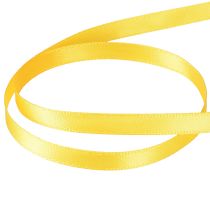 Artikel Satijnen lint cadeaulint geel smal decoratief lint 6mm 50m