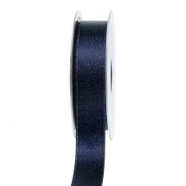 Artikel Satijnen lint met mica blauw 25 mm 20 m