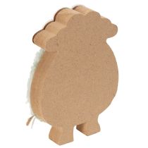 Artikel Houten schaapjes als decoratie, schattige decoratieve figuurtjes voor de lente en Pasen, tafeldecoratie, 11 cm, 6 stuks