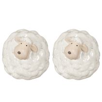 Artikel Decoratieve schaapjes als vrolijke blikvanger voor woonkamer en tuin, 11 cm, 2 stuks