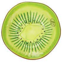 Artikel Keramische serveerschaal met kiwi-design. Ideaal voor stijlvolle eettafels en buffetten. 15 cm